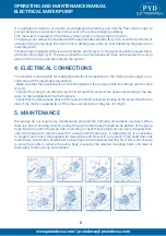 Preview for 8 page of PYD Electrobombas BOMBA Series Operating And Maintenance Manual