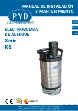 Предварительный просмотр 1 страницы PYD Electrobombas KS Series Operating And Maintenance Manual