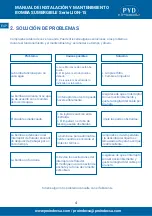 Preview for 4 page of PYD Electrobombas LION-150SW Series Installation And Maintenance Manual