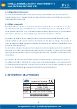 Preview for 8 page of PYD Electrobombas PYD Series Operating And Maintenance Manual