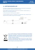 Preview for 22 page of PYD Electrobombas ST Series Instruction Manual And Maintenance