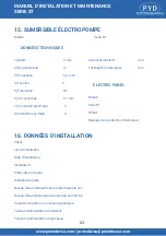 Preview for 23 page of PYD Electrobombas ST Series Instruction Manual And Maintenance