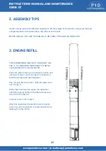 Preview for 29 page of PYD Electrobombas ST Series Instruction Manual And Maintenance