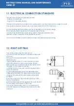 Preview for 32 page of PYD Electrobombas ST Series Instruction Manual And Maintenance