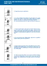 Preview for 6 page of PYD Electrobombas VERTI Operator'S Manual