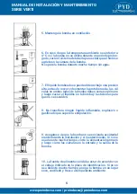 Preview for 18 page of PYD Electrobombas VERTI Operator'S Manual