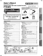 Pye Video PY840G Owner'S Manual preview