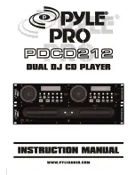 PYLE Audio PDCD212 Instruction Manual preview