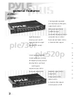 Предварительный просмотр 4 страницы PYLE Audio PLE520P Owner'S Manual