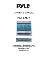 Preview for 1 page of PYLE Audio PLTSN74 Owner'S Manual