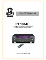 Предварительный просмотр 1 страницы PYLE Audio PT590AU Owner'S Manual