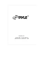 Preview for 22 page of PYLE Audio PT8000CH Owner'S Manual