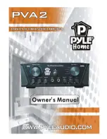 PYLE Audio PVA2 Owner'S Manual preview