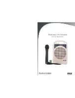 PYLE Audio PWMA120BM User Manual preview