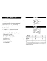 PYLE Audio PYLE Gear X Series PLG54 Specification Sheet preview