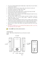 Preview for 3 page of PYLE HEALTH PHBPB16TL Instruction Manual