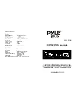 Pyle Plus PLCD23A Instruction Manual preview