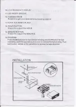 Preview for 3 page of Pyle Plus PLRCS20U Instruction Manual