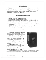 Preview for 2 page of Pyle Pro PADH1079 Owner'S Manual