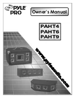 Preview for 1 page of Pyle Pro PAHT4 Owner'S Manual