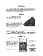 Preview for 2 page of Pyle Pro PASC12 Owner'S Manual