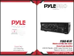 Pyle Pro PCAU48BT User Manual preview