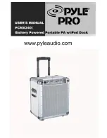 Preview for 1 page of Pyle Pro PCMX240I Manual