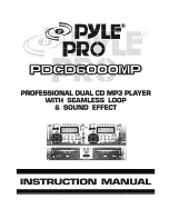 Pyle Pro PDCD6000MP Instruction Manual предпросмотр