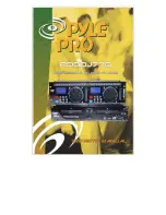 Preview for 1 page of Pyle Pro PDCD770 Owner'S Manual