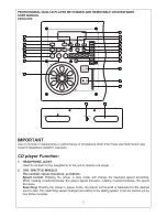 Предварительный просмотр 2 страницы Pyle Pro PDCDJ380 Owner'S Manual