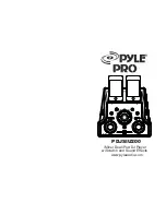 Pyle Pro PDJSIU200 Manual preview