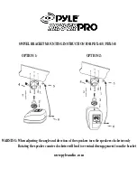 Pyle Pro PDX448 Mounting Instruction preview