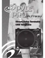 Pyle Pro PLTTB3U Owner'S Manual preview