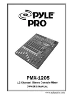 Pyle Pro PMX-1205 Owner'S Manual preview