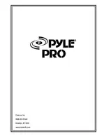 Preview for 32 page of Pyle Pro PMX-1609 Owner'S Manual