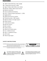 Preview for 2 page of Pyle Pro PMX1006 Owner'S Manual