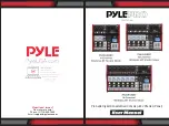 Pyle Pro PMX848BT User Manual preview