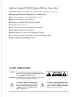 Preview for 3 page of Pyle Pro PMXL16 Owner'S Manual