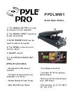 Preview for 1 page of Pyle Pro PPDLWW1 Manual