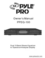 Предварительный просмотр 1 страницы Pyle Pro PPEQ100 Owner'S Manual