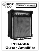 Предварительный просмотр 1 страницы Pyle Pro PPG450A Owner'S Manual