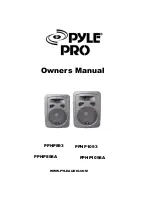 Preview for 1 page of Pyle Pro PPHP1098A Owner'S Manual