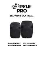 Pyle Pro PPHP1287 Owner'S Manual preview