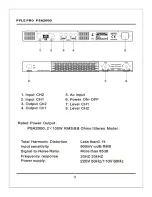 Предварительный просмотр 4 страницы Pyle Pro PSA2000 Owner'S Manual