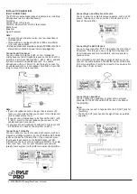 Предварительный просмотр 4 страницы Pyle Pro PT-910 Owner'S Manual