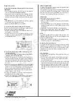 Предварительный просмотр 6 страницы Pyle Pro PT-910 Owner'S Manual