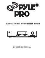 Pyle Pro PT652T Operation Manual preview