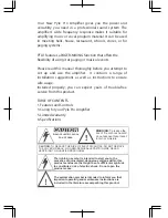 Preview for 2 page of Pyle Pro PTA1 User Manual