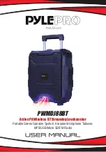 Pyle Pro PWMDJ88BT User Manual preview