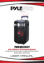 Preview for 1 page of Pyle Pro PWMKRDJ84BT User Manual